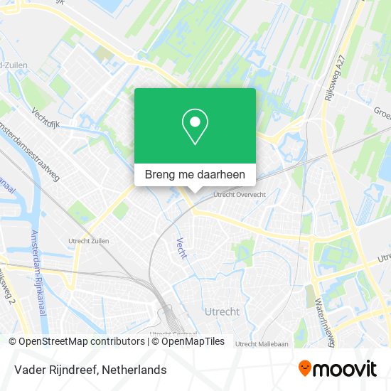 Vader Rijndreef kaart