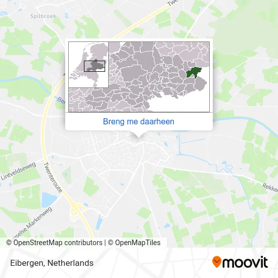 Eibergen kaart