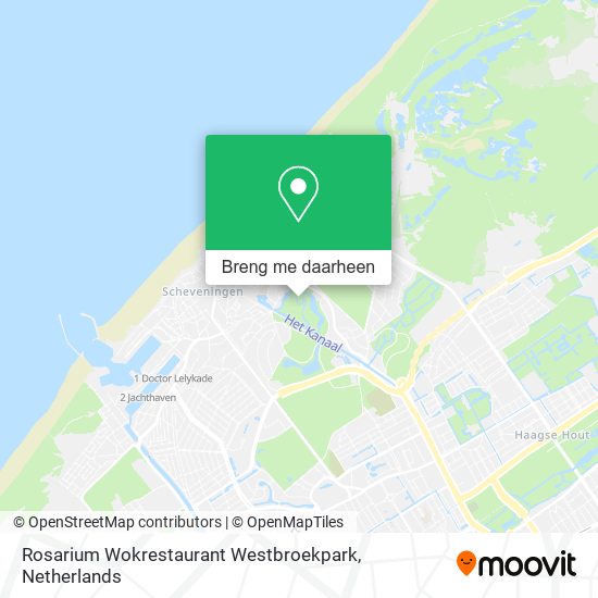 Rosarium Wokrestaurant Westbroekpark kaart
