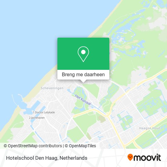 Hotelschool Den Haag kaart