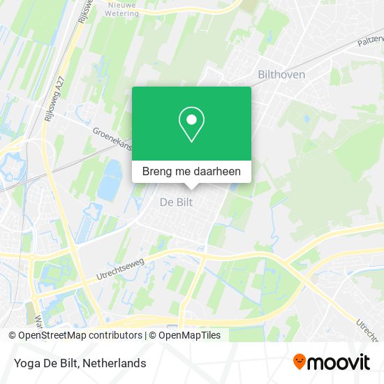 Yoga De Bilt kaart