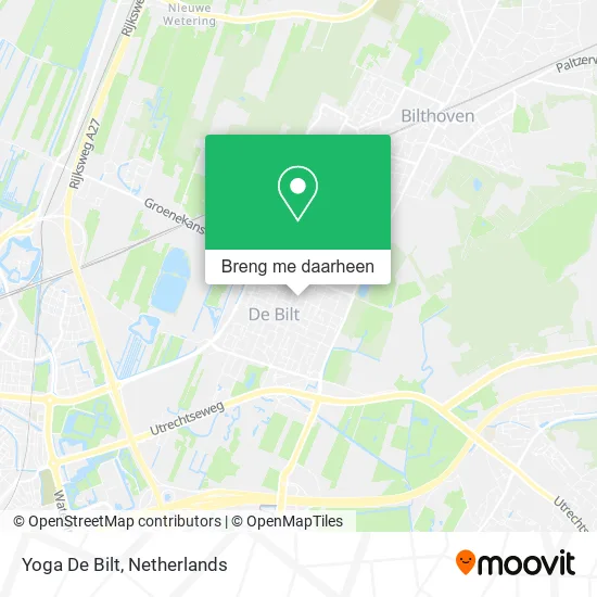 Yoga De Bilt kaart