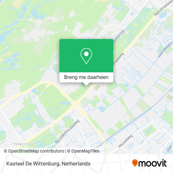 Kasteel De Wittenburg kaart