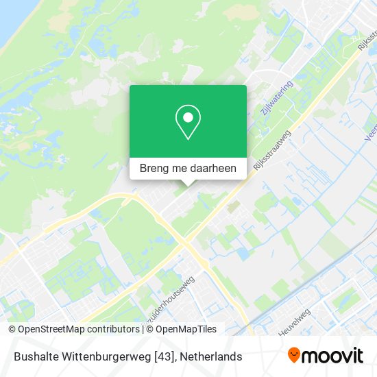 Bushalte Wittenburgerweg [43] kaart