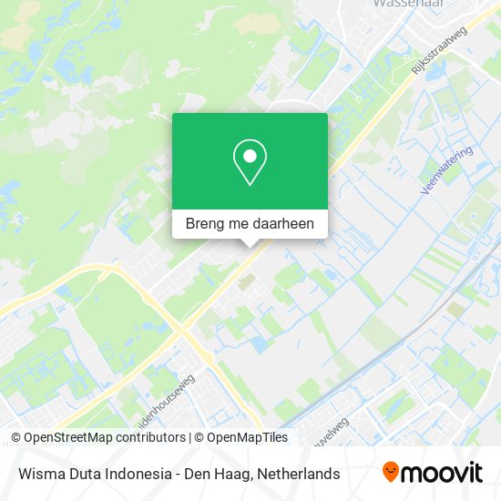 Wisma Duta Indonesia - Den Haag kaart