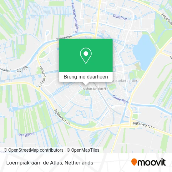 Loempiakraam de Atlas kaart