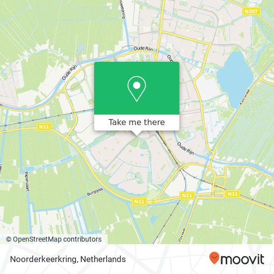 Noorderkeerkring kaart