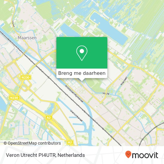 Veron Utrecht PI4UTR kaart