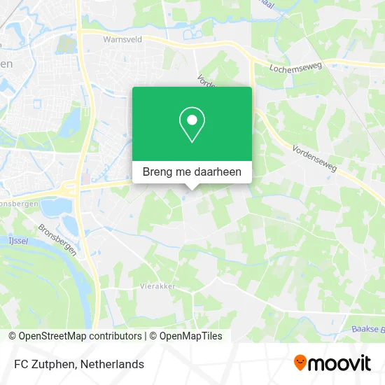 FC Zutphen kaart
