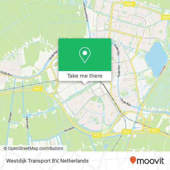 Westdijk Transport BV kaart
