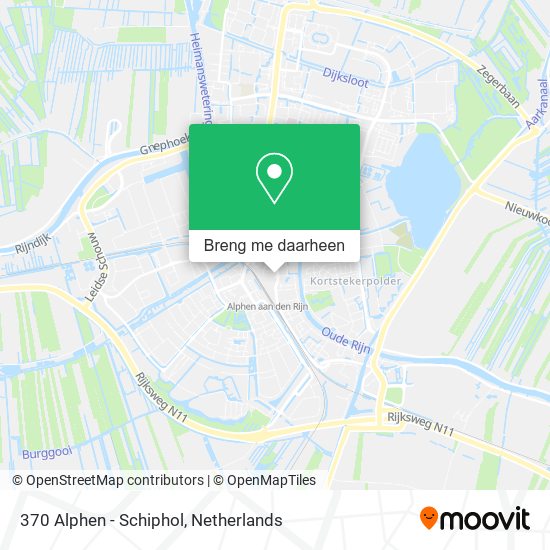 370 Alphen - Schiphol kaart