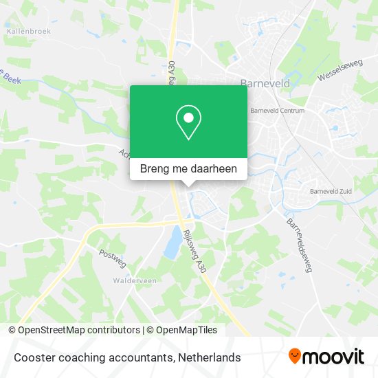 Cooster coaching accountants kaart