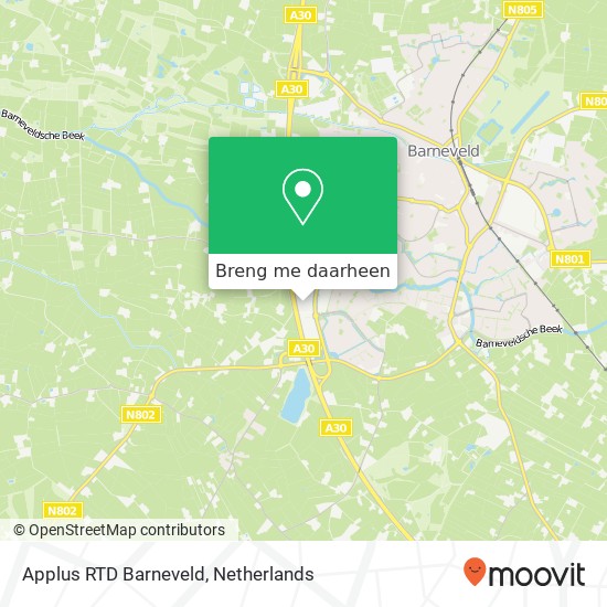 Applus RTD Barneveld kaart