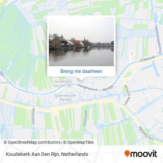 Koudekerk Aan Den Rijn kaart