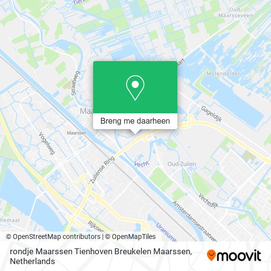 rondje Maarssen Tienhoven Breukelen Maarssen kaart