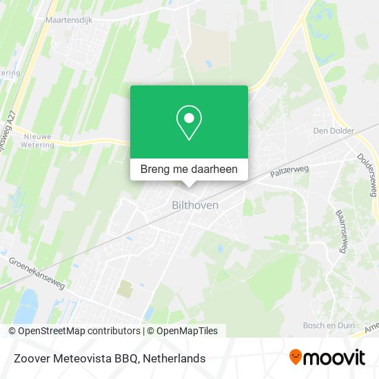 Zoover Meteovista BBQ kaart