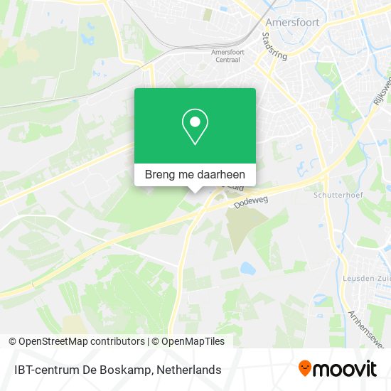 IBT-centrum De Boskamp kaart