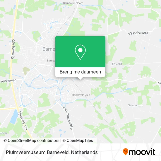 Pluimveemuseum Barneveld kaart
