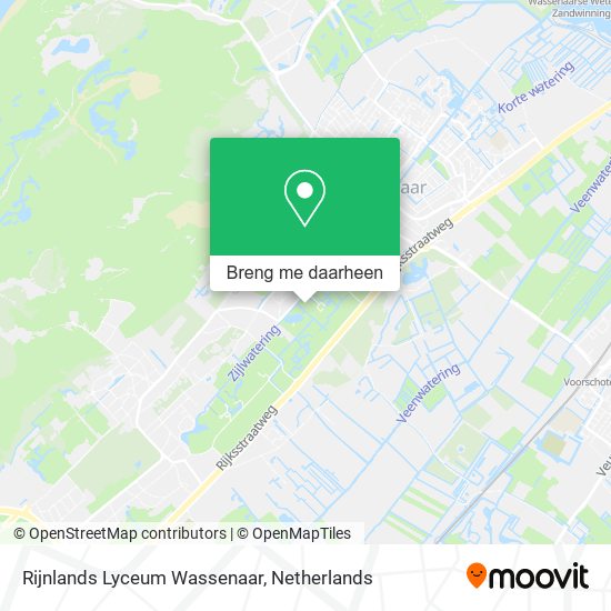 Rijnlands Lyceum Wassenaar kaart