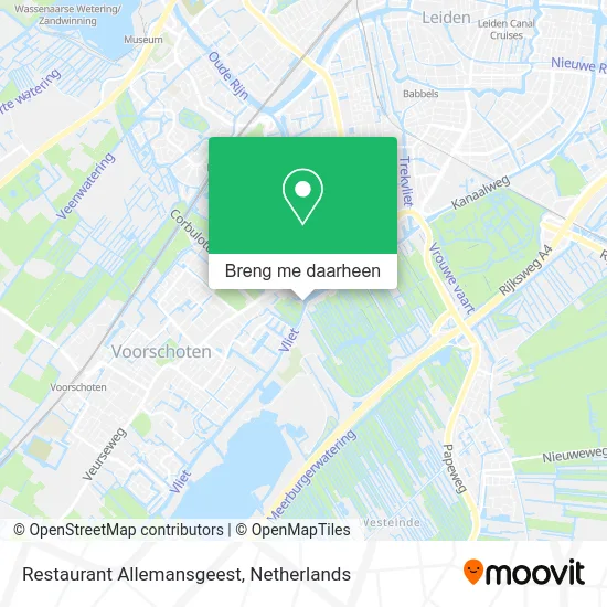 Restaurant Allemansgeest kaart