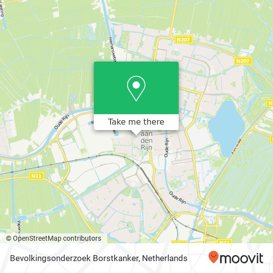 Bevolkingsonderzoek Borstkanker kaart