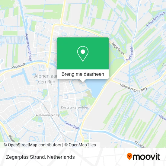 Zegerplas Strand kaart