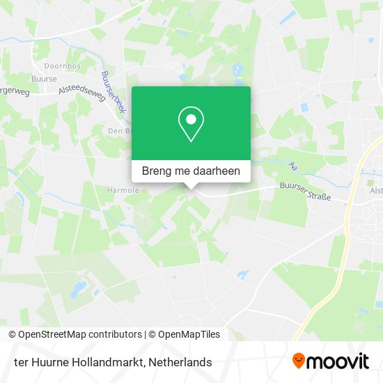 ter Huurne Hollandmarkt kaart