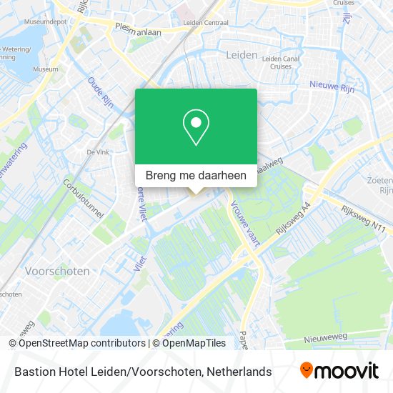 Bastion Hotel Leiden / Voorschoten kaart