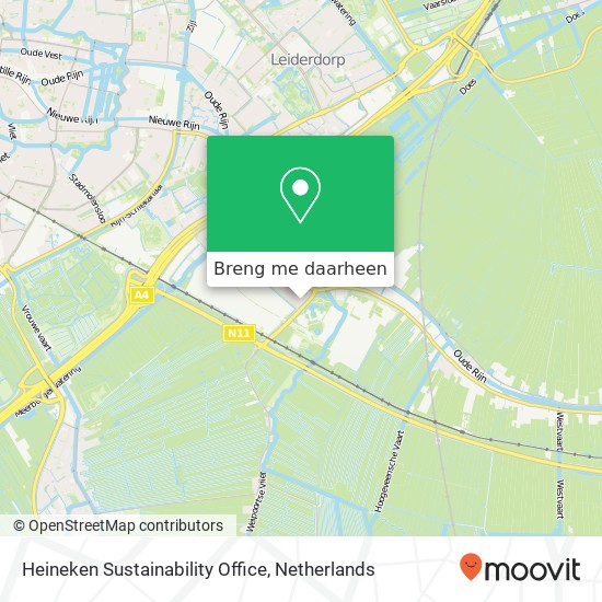 Heineken Sustainability Office kaart