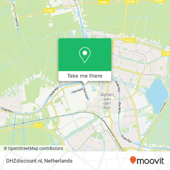DHZdiscount.nl kaart