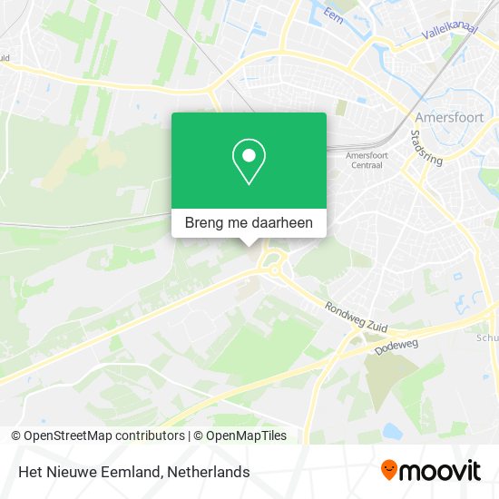 Het Nieuwe Eemland kaart
