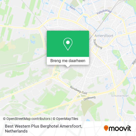 Best Western Plus Berghotel Amersfoort kaart