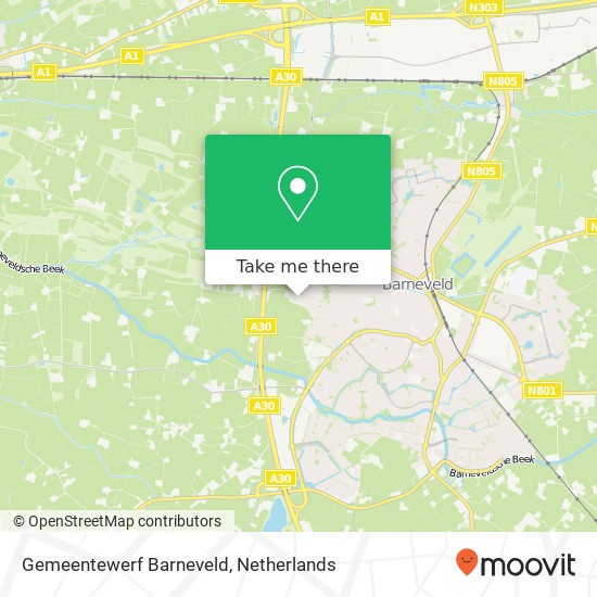 Gemeentewerf Barneveld kaart