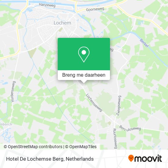 Hotel De Lochemse Berg kaart