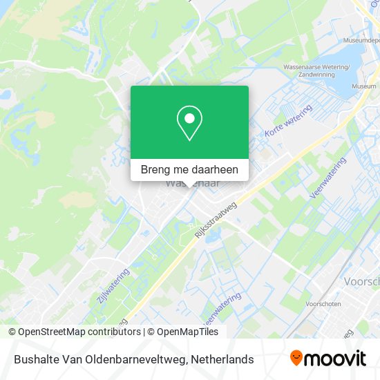 Bushalte Van Oldenbarneveltweg kaart