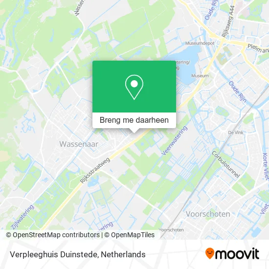 Verpleeghuis Duinstede kaart