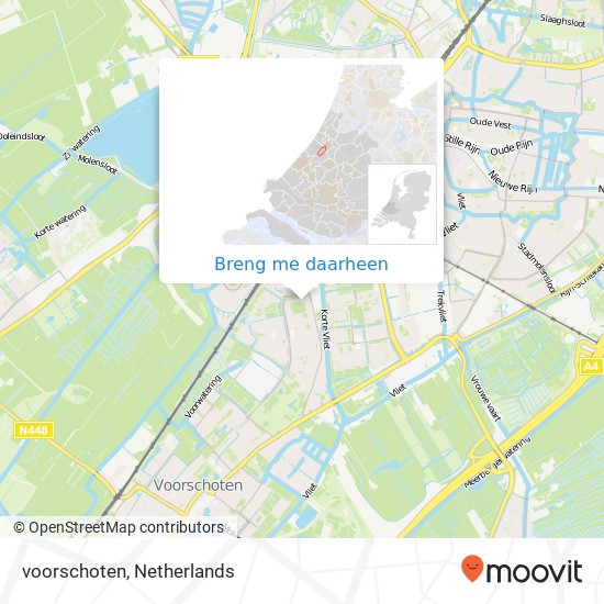 voorschoten kaart