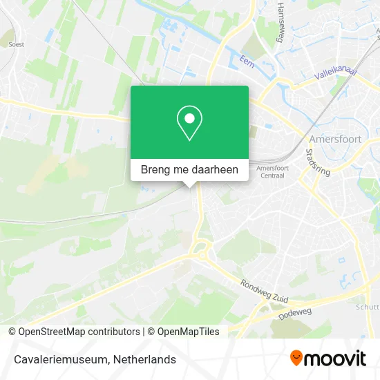 Cavaleriemuseum kaart