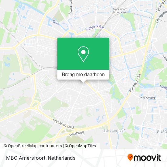 MBO Amersfoort kaart