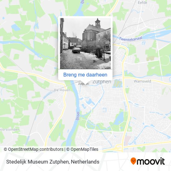 Stedelijk Museum Zutphen kaart