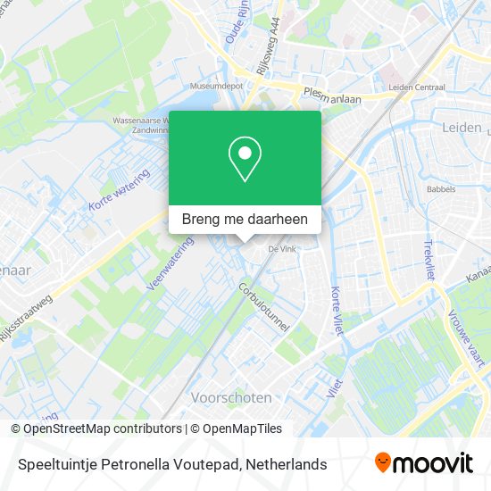 Speeltuintje Petronella Voutepad kaart