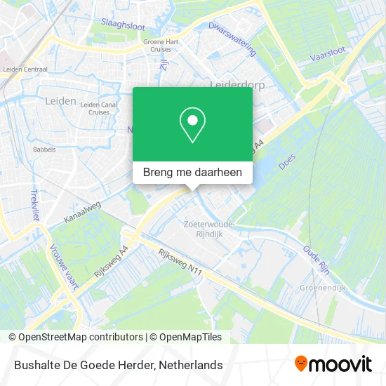 Bushalte De Goede Herder kaart
