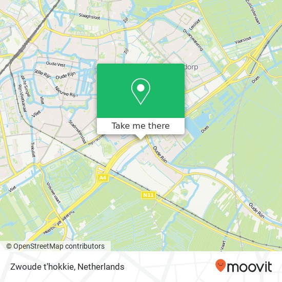 Zwoude t'hokkie kaart