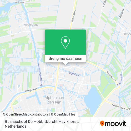 Basisschool De Hobbitburcht Havixhorst kaart