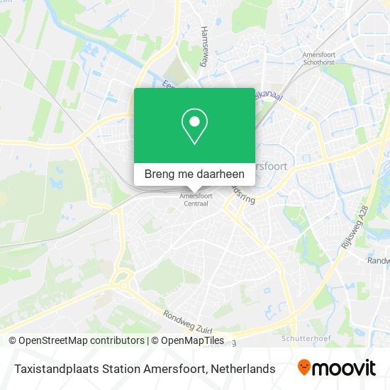 Taxistandplaats Station Amersfoort kaart