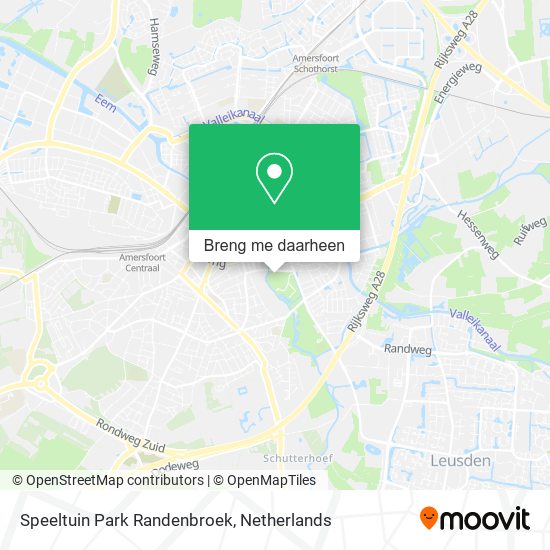 Speeltuin Park Randenbroek kaart