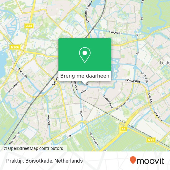 Praktijk Boisotkade kaart