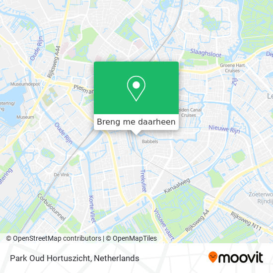 Park Oud Hortuszicht kaart