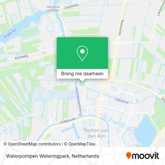 Waterpompen Weteringpark kaart