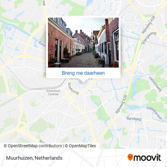 Muurhuizen kaart